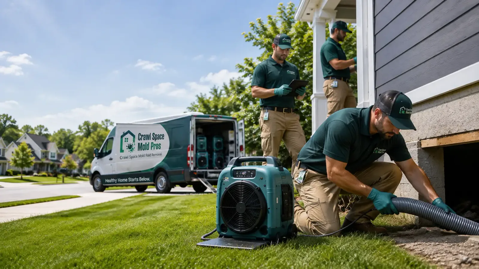 Crawl Space Mold Removal in Felton, MN